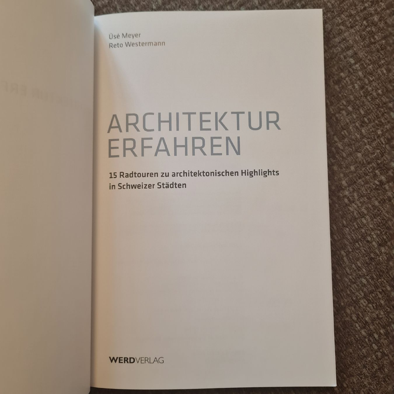 Bücher: Architektur Touren Schweiz  – Gebraucht aus Basel von Piscosour01 1