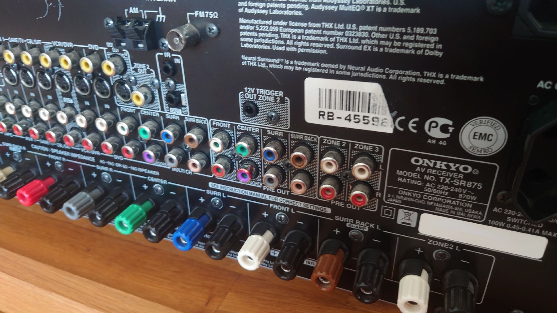 Onkyo Heimkino: ONKYO TX-SR875 AV Receiver guter Zustand – Defekt aus Abtwil SG von Ruwn 4