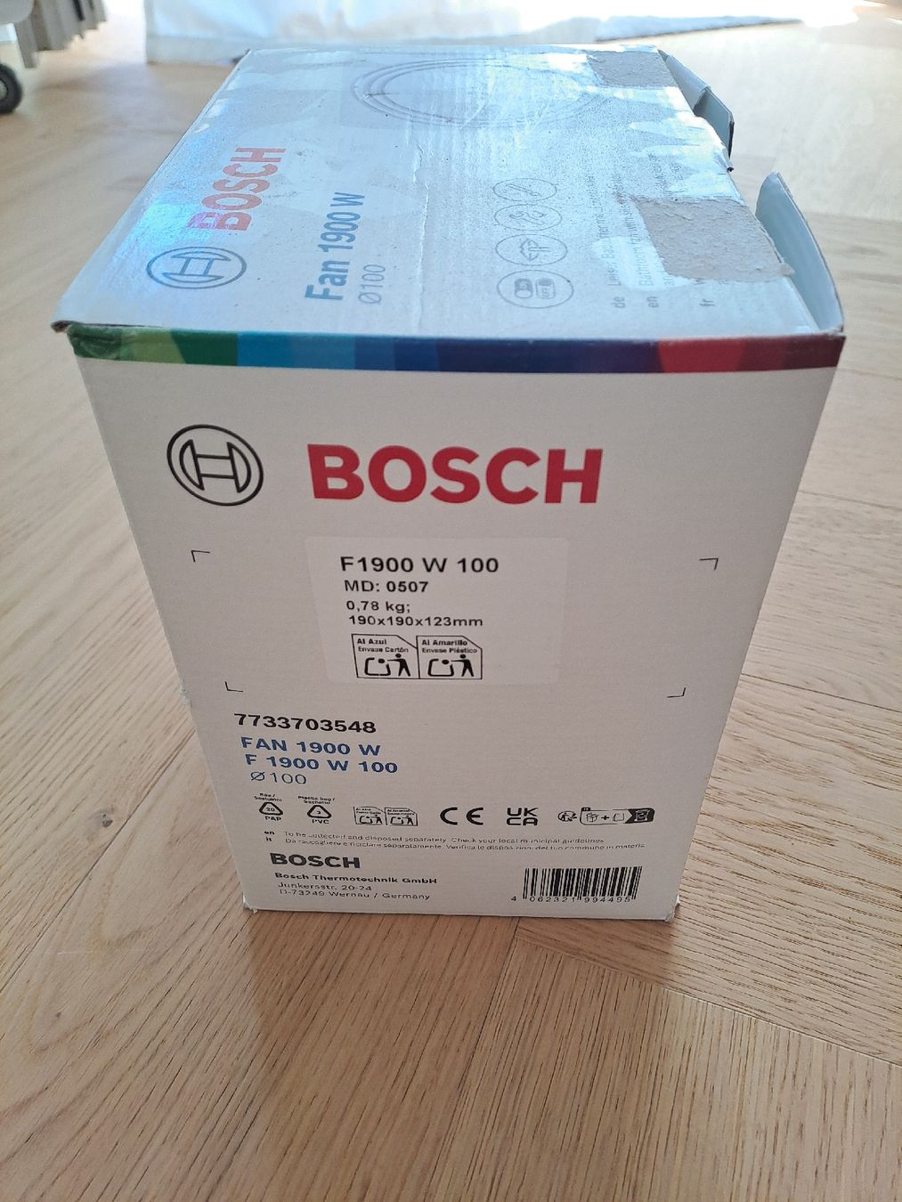 Ventilateurs: BOSCH Lüfter F1900 W 100  – Neuf (Voir description) à Burg im Leimental par Fridulin 1