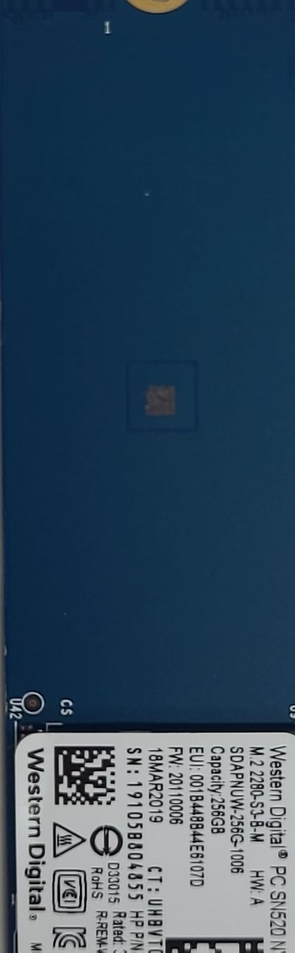Western Digital Dischi rigidi: Western Digital PC SN520 SSD 256GB M.2  – Usato da Aarau venduto da DataShop-Aarau 1