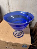 blaues Dekoglas