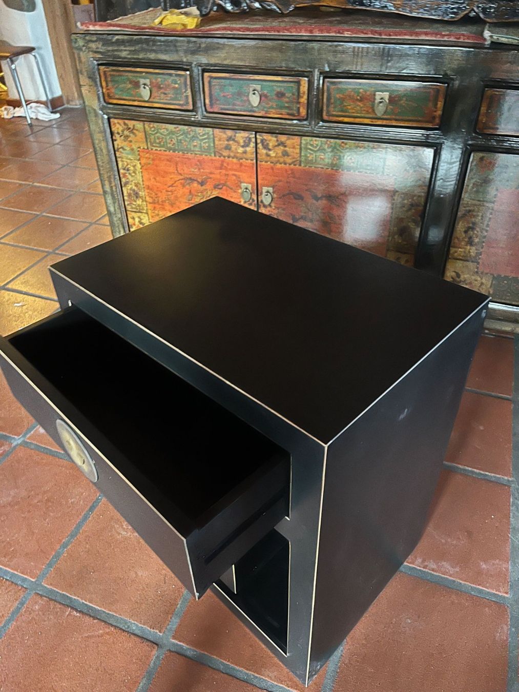 Comodini: Nachttisch Asiatisch Schwarz Holz – Nuovo (secondo la descrizione) da Cham venduto da mjg1901 5