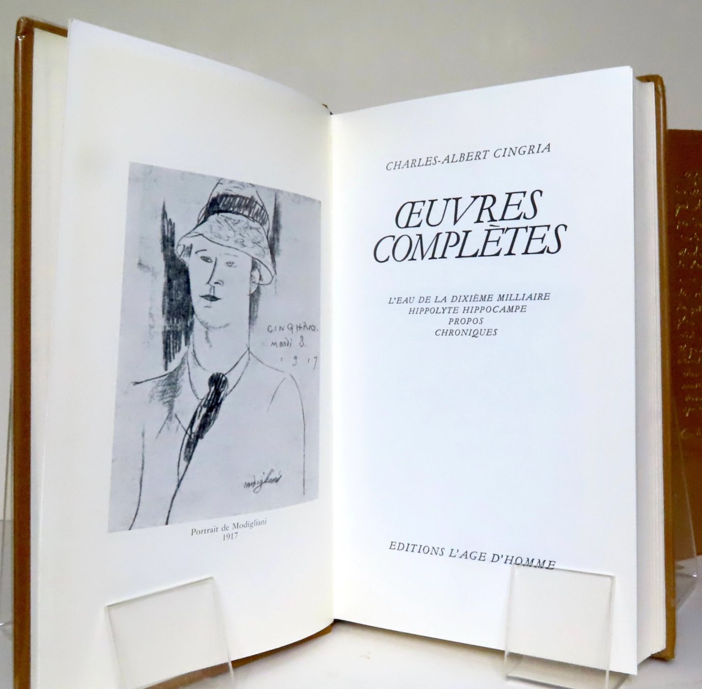 Livres: Charles-Albert Cingria - Oeuvres complètes – D'occasion à Le Locle par LibrairieLaBergerie 3
