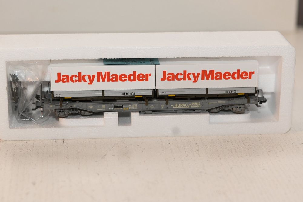 ROCO 46371 – Wagon Kangourou 2 Caisses Mobiles Jacky Maeder