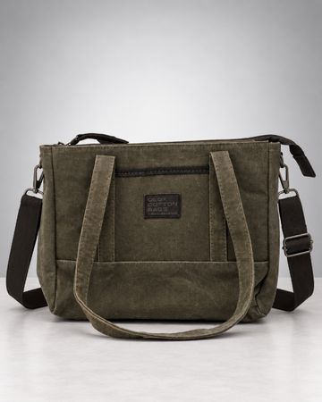 Umhängetasche Olox Cotton Bags olivfarben neuwertig
