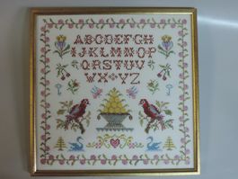 Gobelins Krüzlistich ABC Handarbeit