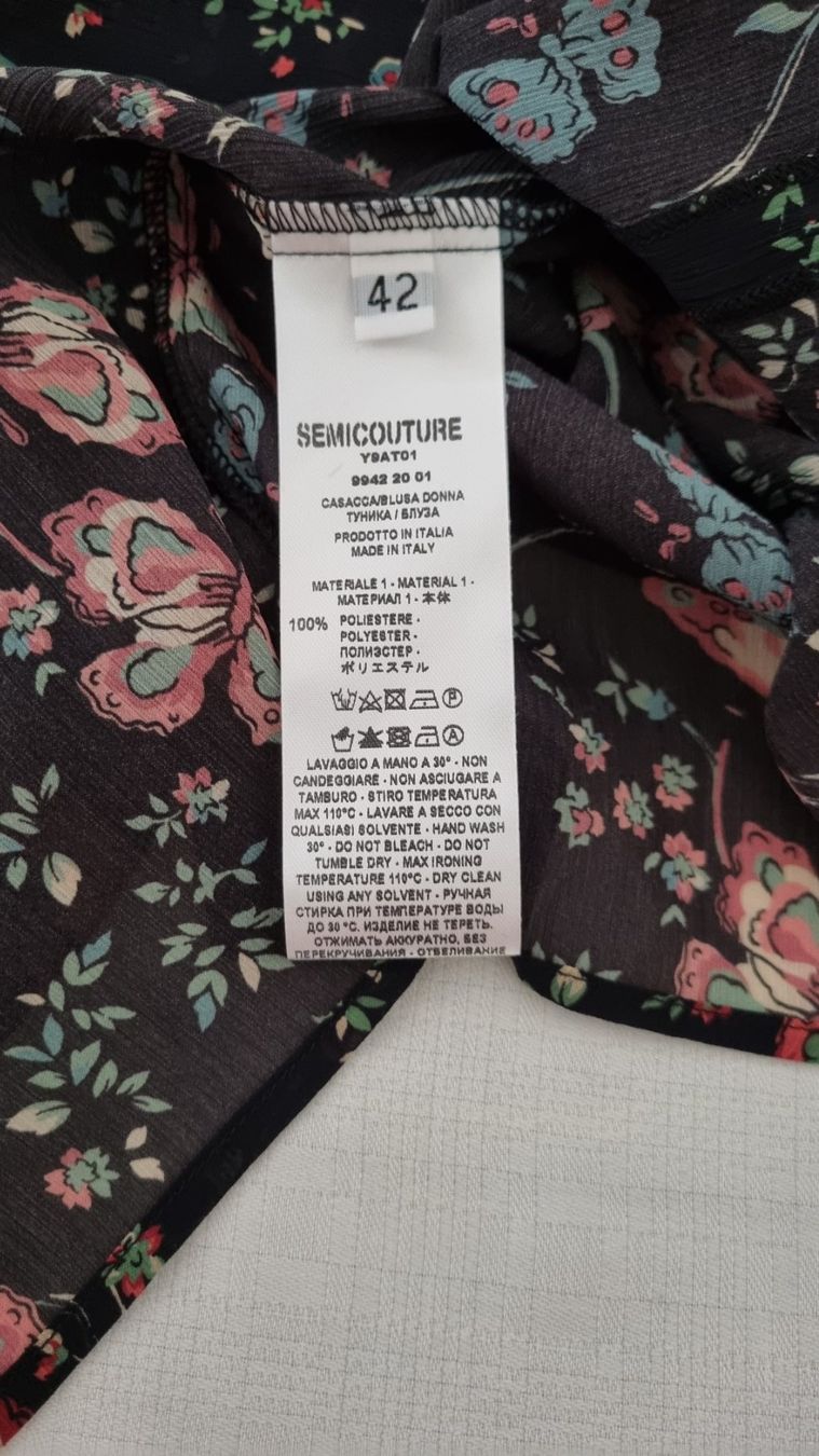 Blusen: Schöne Bluse von SEMICOUTURE 01 - Gr. 38 – Neu (gemäss Beschreibung) aus Schneisingen von backstore24 8