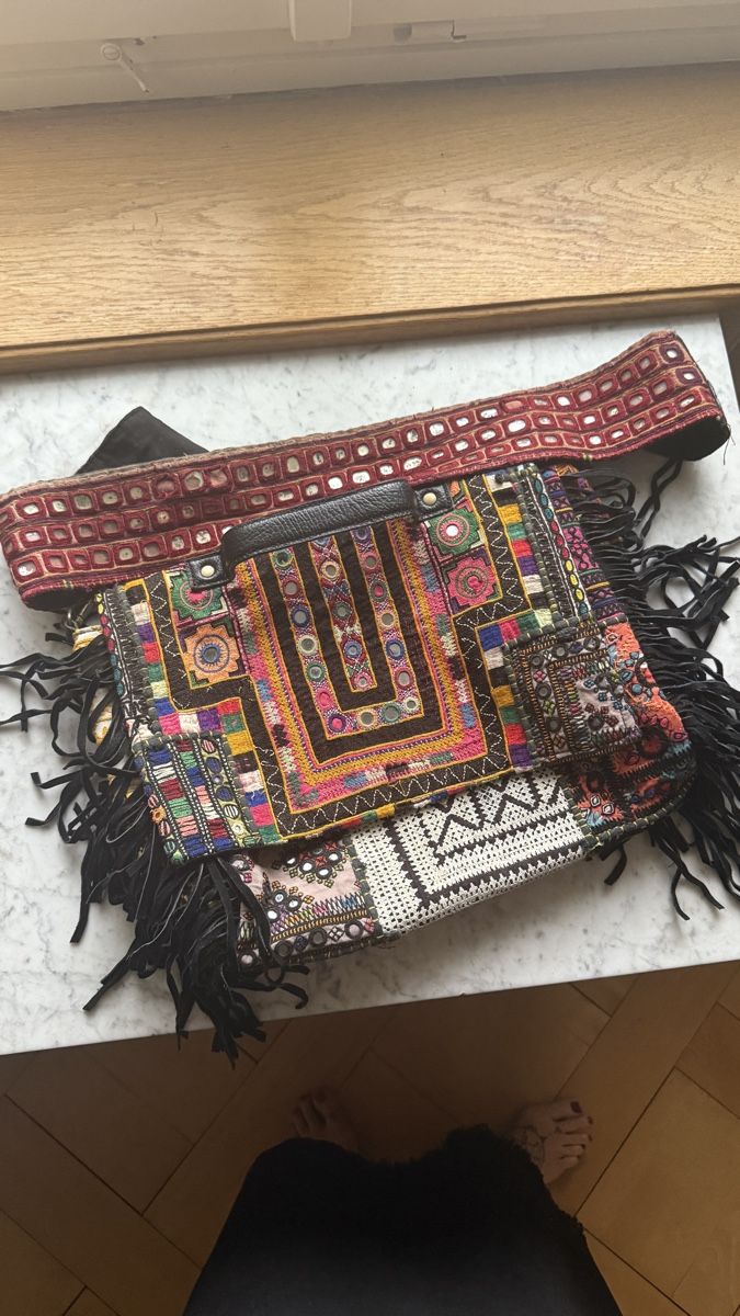 Borse da donna: Boho Tasche Fransen original aus Indien – Usato da Zürich venduto da NorinaAurora