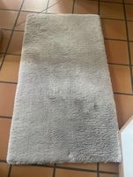 Schöner Beiger Hochfloor Teppich 80x150 