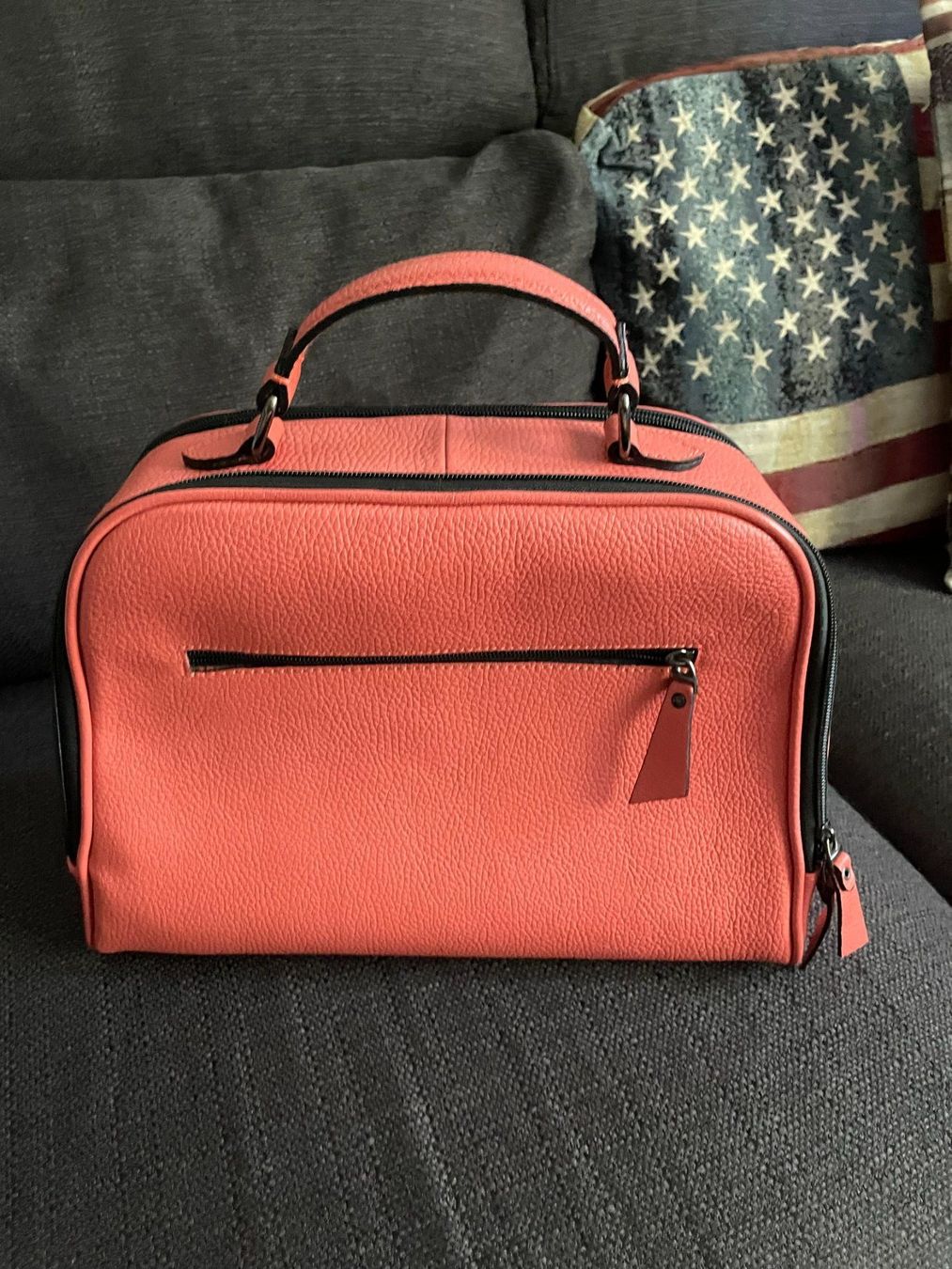 Taschen für Damen: Borsa color salmone con tracolla nuova – Neu (gemäss Beschreibung) aus Meilen von val_tsv8 1