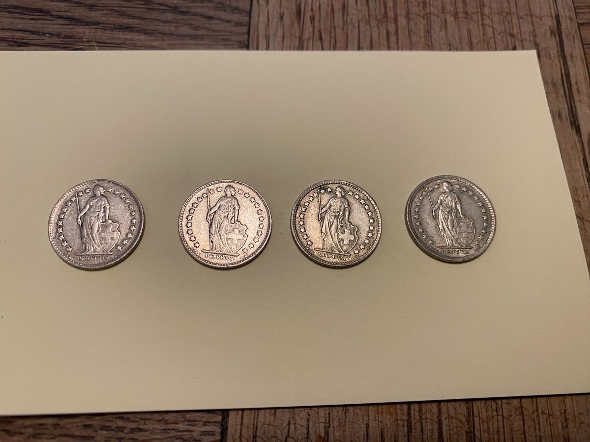 Alle Münzen: Schweizer Münzen, 50 Rp.-Silber – Gebraucht aus Liestal von Stephanoceras1