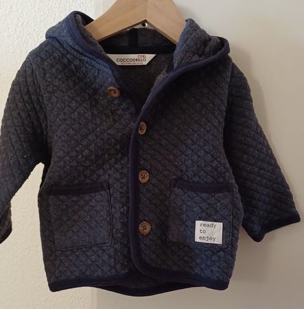 Wärmende Babyjacke mit Kapuze, Gr. 62