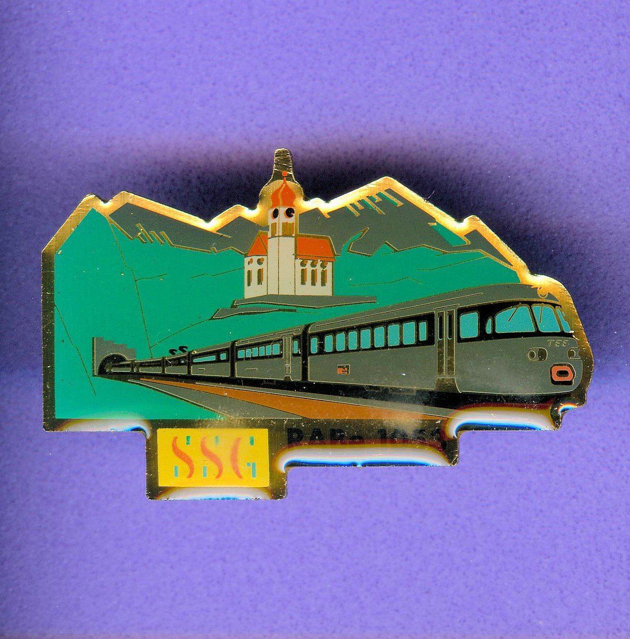 SBB/CFF/FFS Placchette & Badge: SSG  TEE-Zug – Usato da Winterthur venduto da Sammleroase