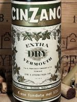 Cinzano Extra Dry Wermut Vintage Flasche 70er Jahre