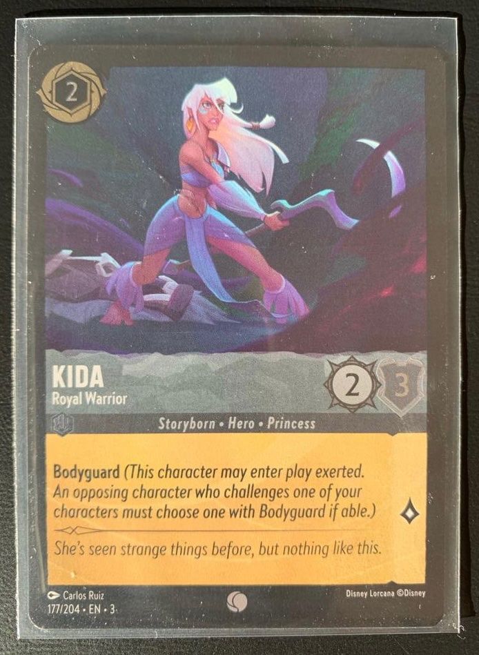 Disney Carte collezionabili: Lorcana FOIL KIDA 177/204 EN-3 Common – Usato da Lugano venduto da VlaseCard