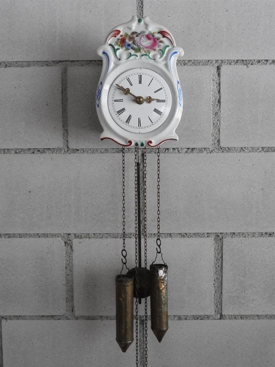 Orologi: Porzellan Uhr – Usato da Disentis-Muster venduto da Bix03 5