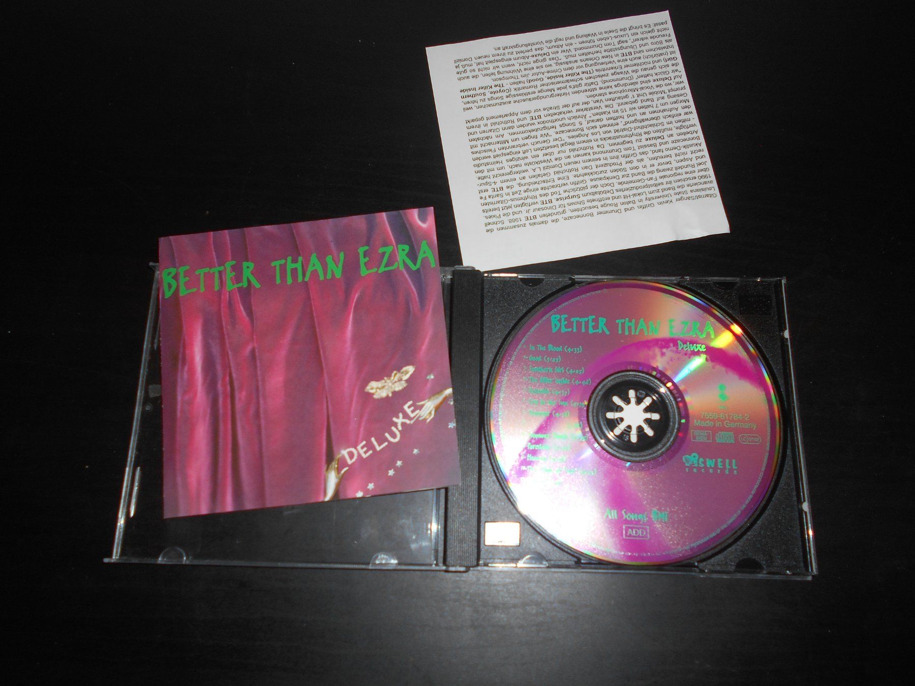CD: Better Than Ezra – Deluxe / 1995 – Usato da Aarberg venduto da witchhunter01