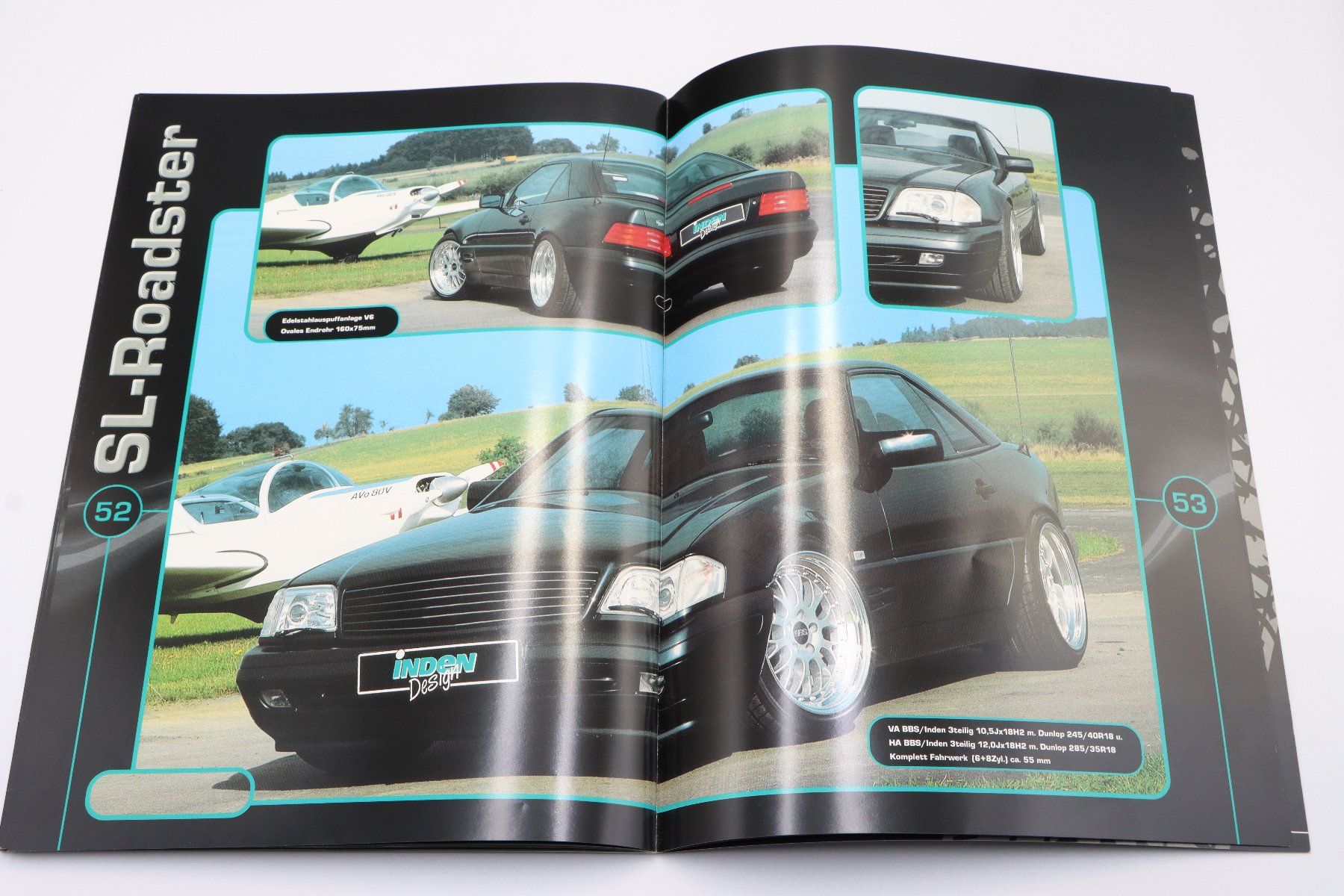 Mercedes-Benz Documenti: Inden Design Mercedes Tuning Modellprogramm 2000 Prospekt – Usato da Bühl b.Aarberg venduto da Collectorpassions 8