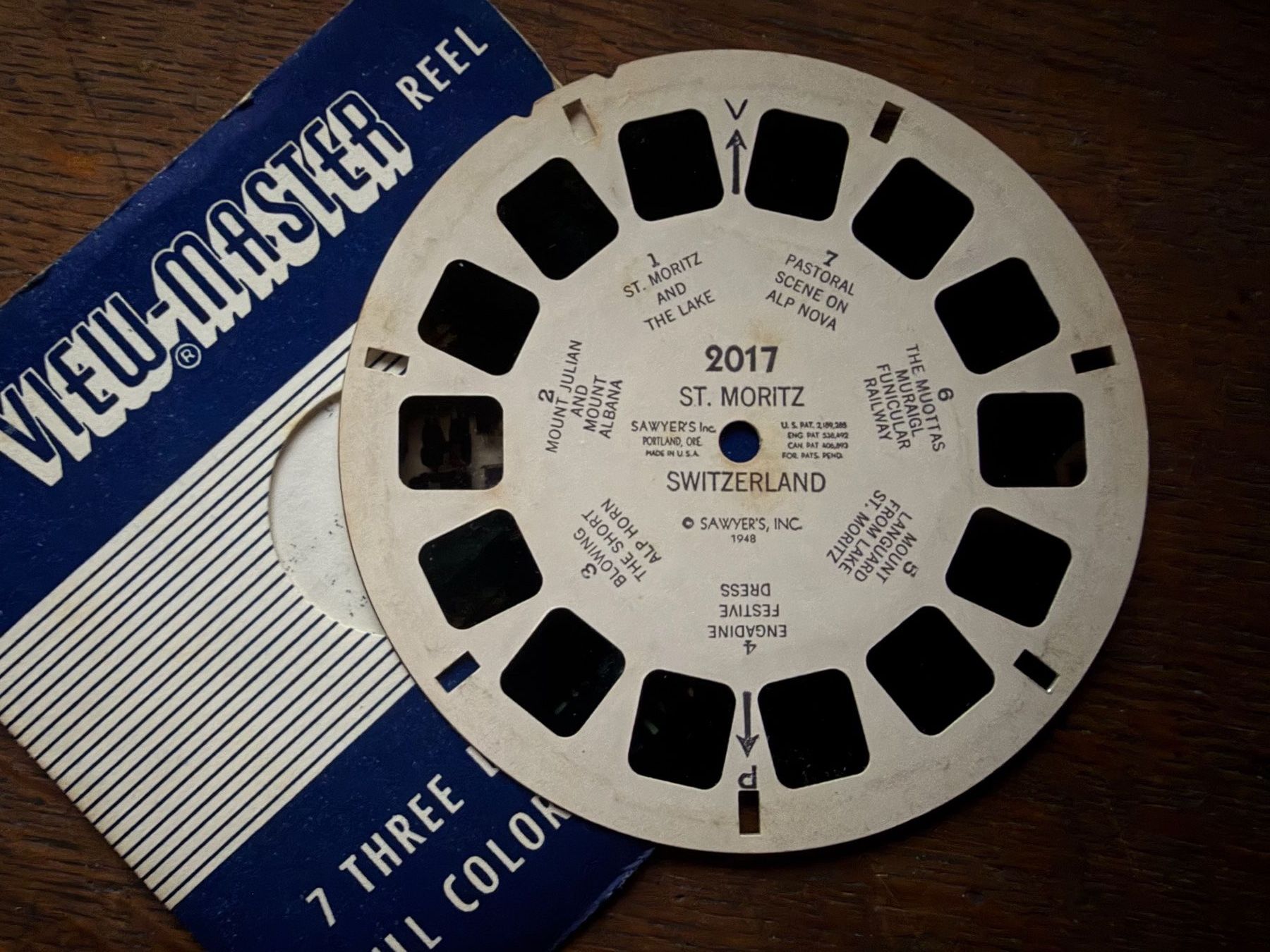 View-master Spielzeuge: View-Master 3D: Nr. 2017 ST. MORITZ – Gebraucht aus Tegerfelden von siebenmacky 2