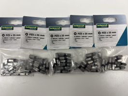 Technocraft PZ3 x 25 mm Bits 50 Stück S2 1/4" neu