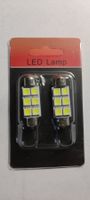 2x LED 39MM 6SMD 5050 Soffitte Weiß