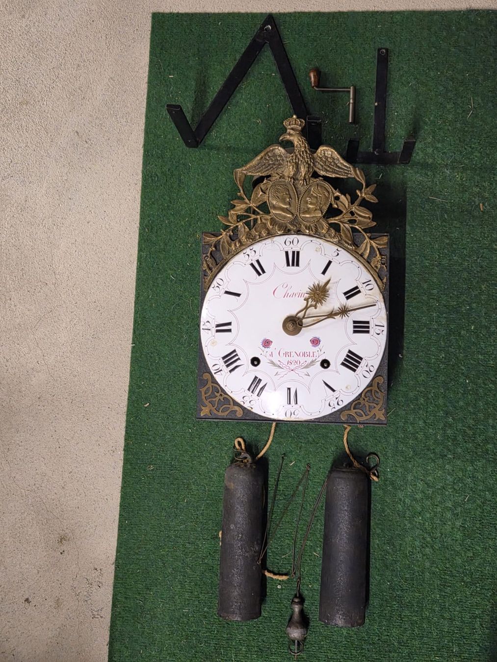 Orologi: Comtoise Uhr  Chavin A'Grenoble 1820 – Usato da Villmergen venduto da stier74