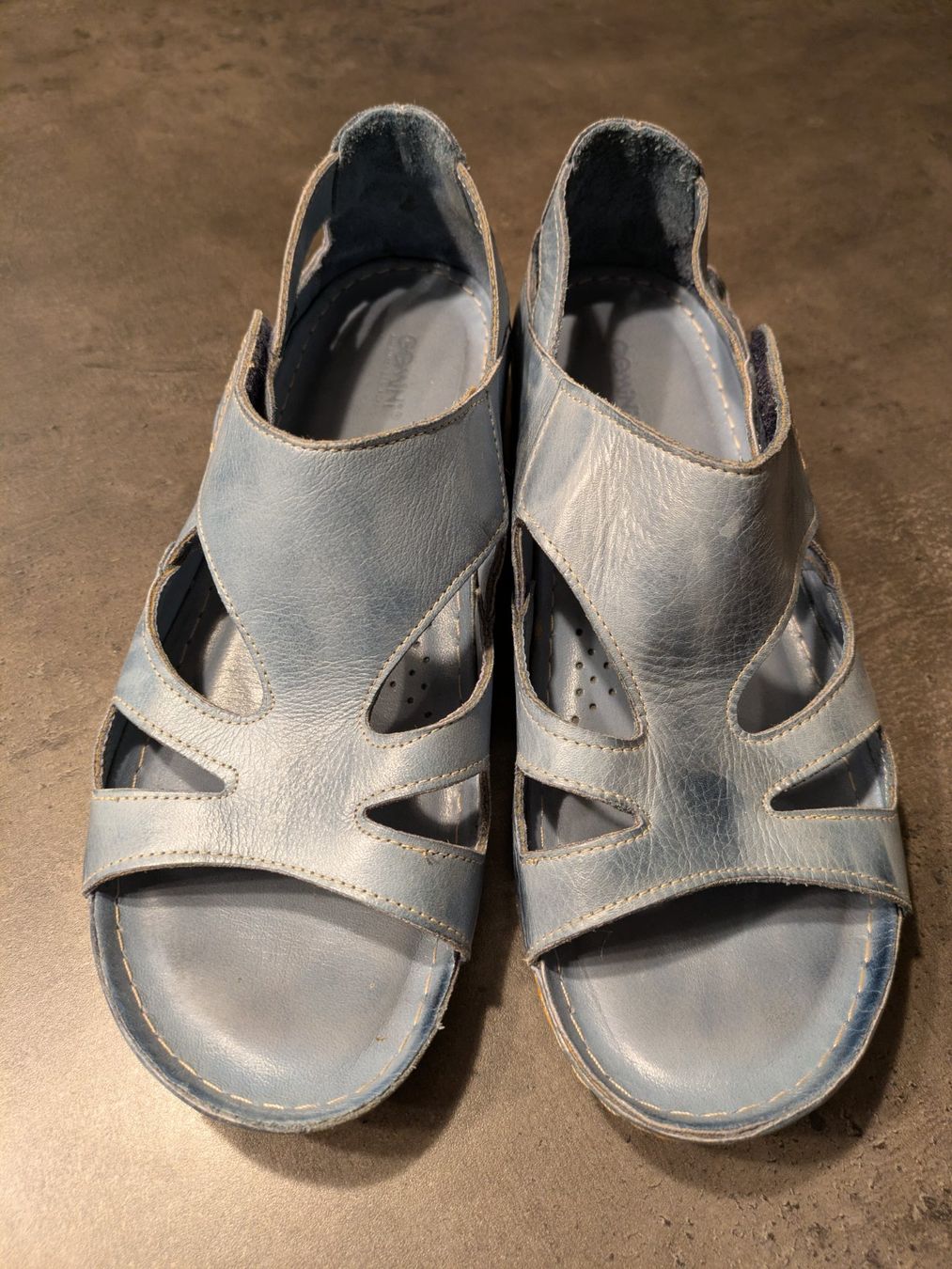 Damenschuhe: Jeansblaue Sandaletten Gemini Gr. 39 – Gebraucht aus Zetzwil von Stritzi 1