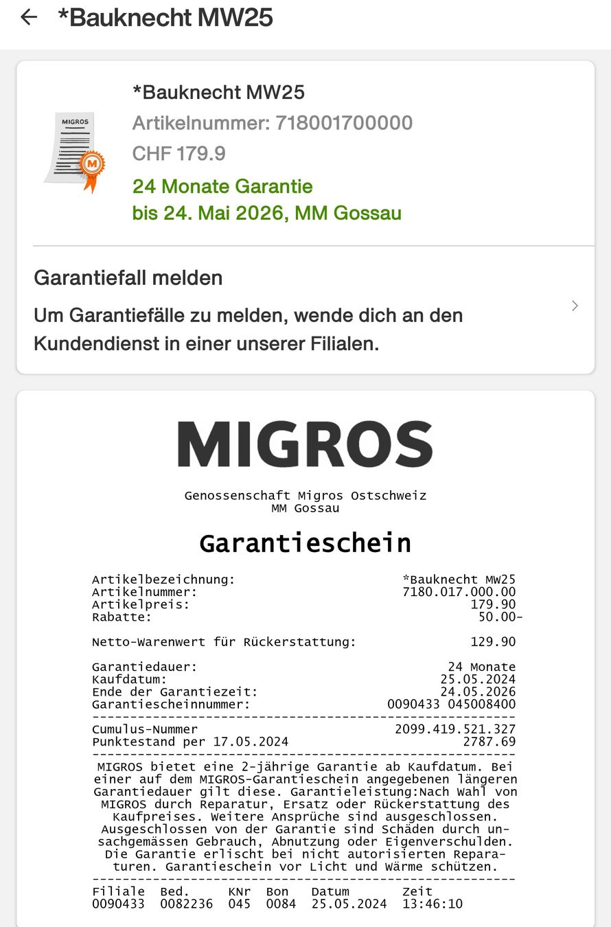 Bauknecht Küchengeräte: Bauknecht Mikrowelle MW25 – Gebraucht aus Bazenheid von alexzana 3