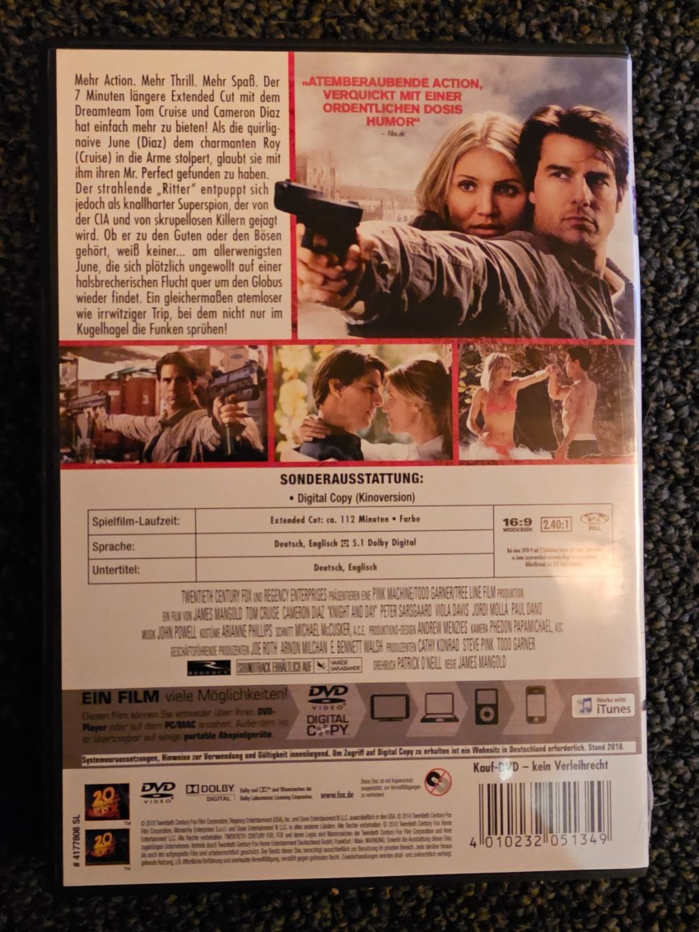 Tutti i DVDs: KNIGHT AND DAY (14177) – Usato da Ruswil venduto da M71 1