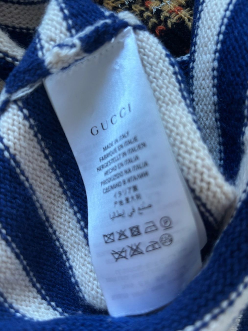 Gucci Pullover & Sweatshirts: Gucci Wollpullover blau weiss, Tiger , 34/36 – Gebraucht aus Herrliberg von mayfi 8
