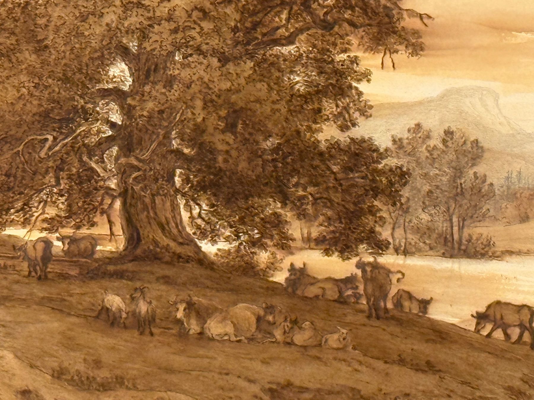 Gemälde: Aquarell.Landschaft mit Kühen.(Ref-Nr.7 ) – Gebraucht aus Zürich von raro-quasi-2026 3