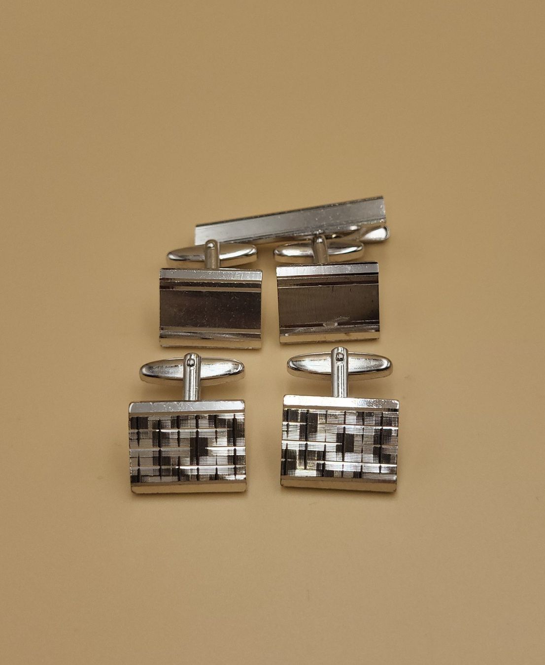 Gemelli: Elegante Manschettenknöpfe & Krawattenklemme Set, – Usato da Wald ZH venduto da SwissPawnshop 2