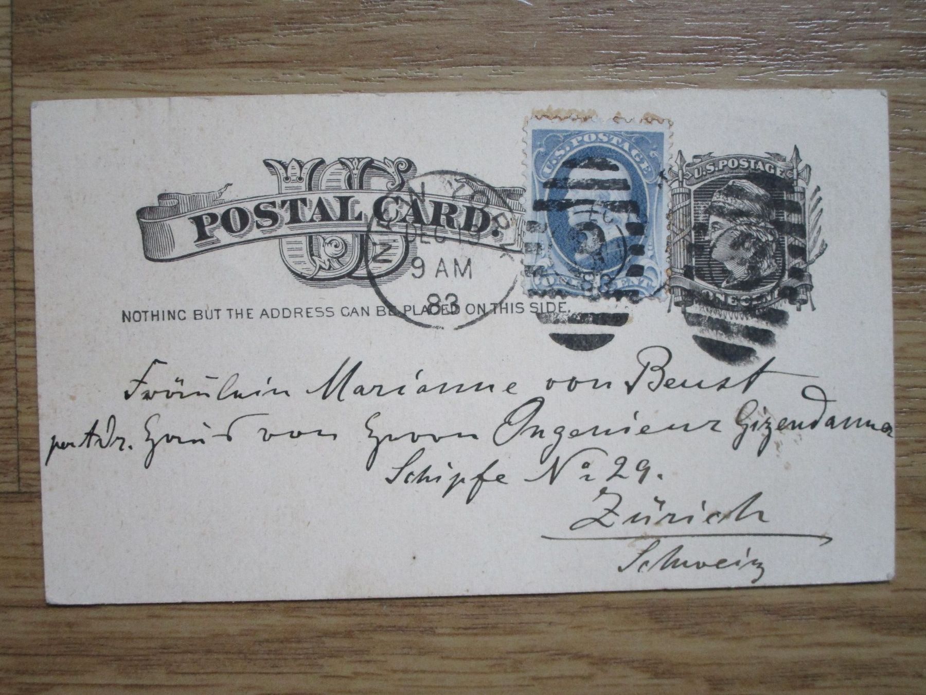 Tutti i francobolli: 2 Postal Card USA 1883/85 – Usato da Heimberg venduto da Lupo57 1