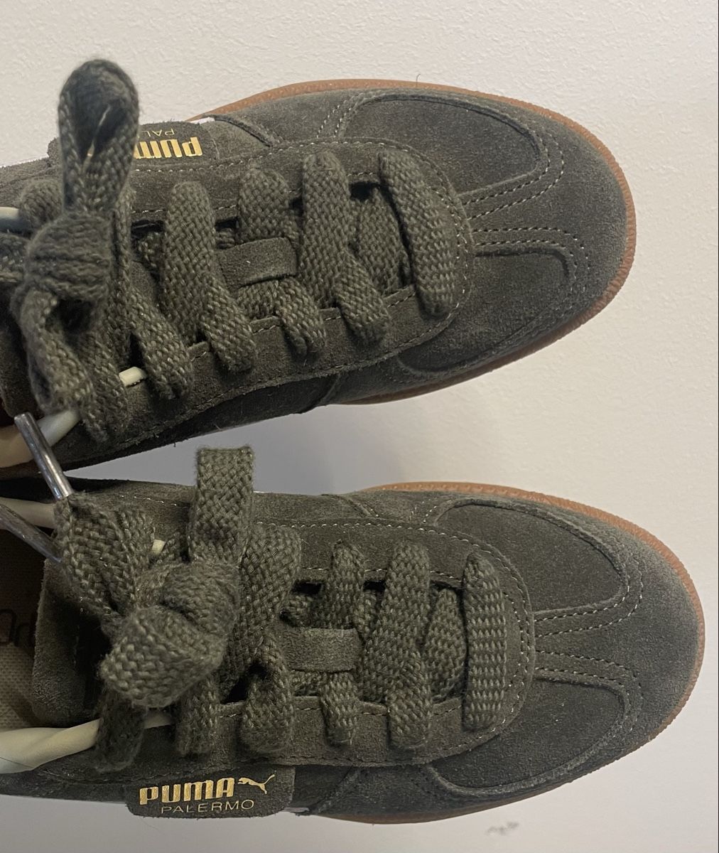 Puma Scarpe da donna: Puma Palermo Sneaker, Khaki, Grösse 36 – Nuovo (secondo la descrizione) da Interlaken venduto da sa.manta 3