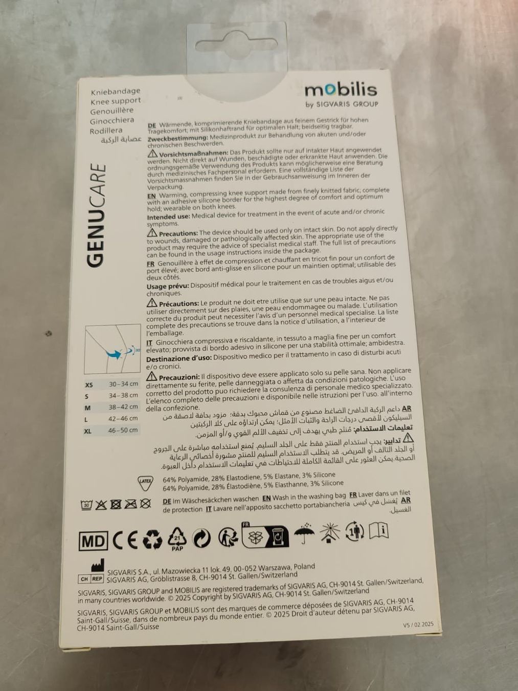 Sigvaris Appareils médicaux: Sigvaris GenuCare Kniebandage - XL – Neuf avec emballage d'origine à Bern par PrettyGood 3