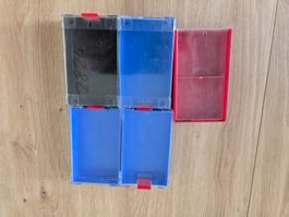Lot de 5 boîtes de rangement pour pièces horlogères