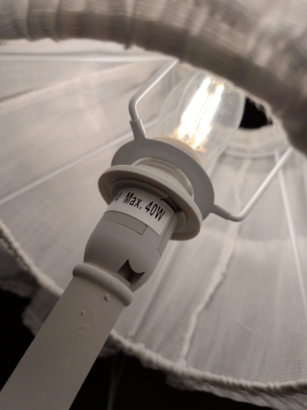 Lampen: Der mit 2 Stehlampen Shabby Chic weiss – Gebraucht aus Dietfurt von Subforce1853 7