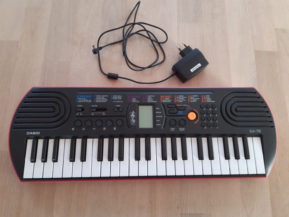Keyboard Casio SA78 inkl. Netzkabel Kaufen auf Ricardo