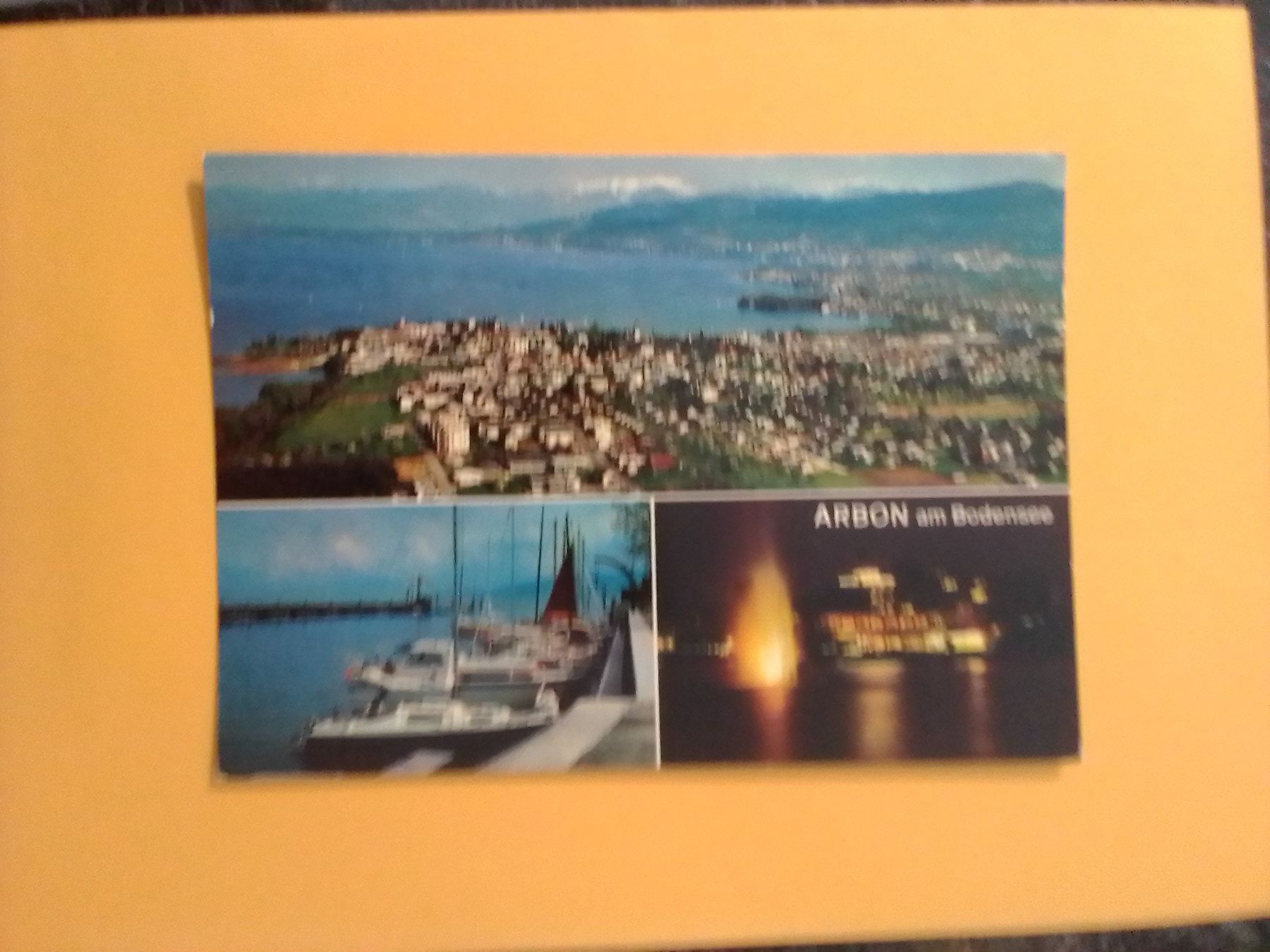 Cartoline postali: Arbon mehrbildrig mit Flugaufnahme – Usato da Küttigen venduto da Melisch1000