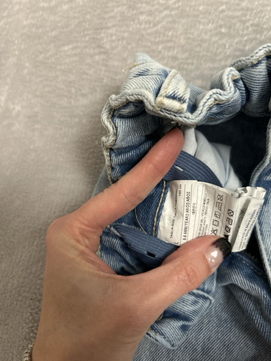 Benetton Hosen: Jeans regolabile Benetton tg 140 – Gebraucht aus Rancate von Birbine 1
