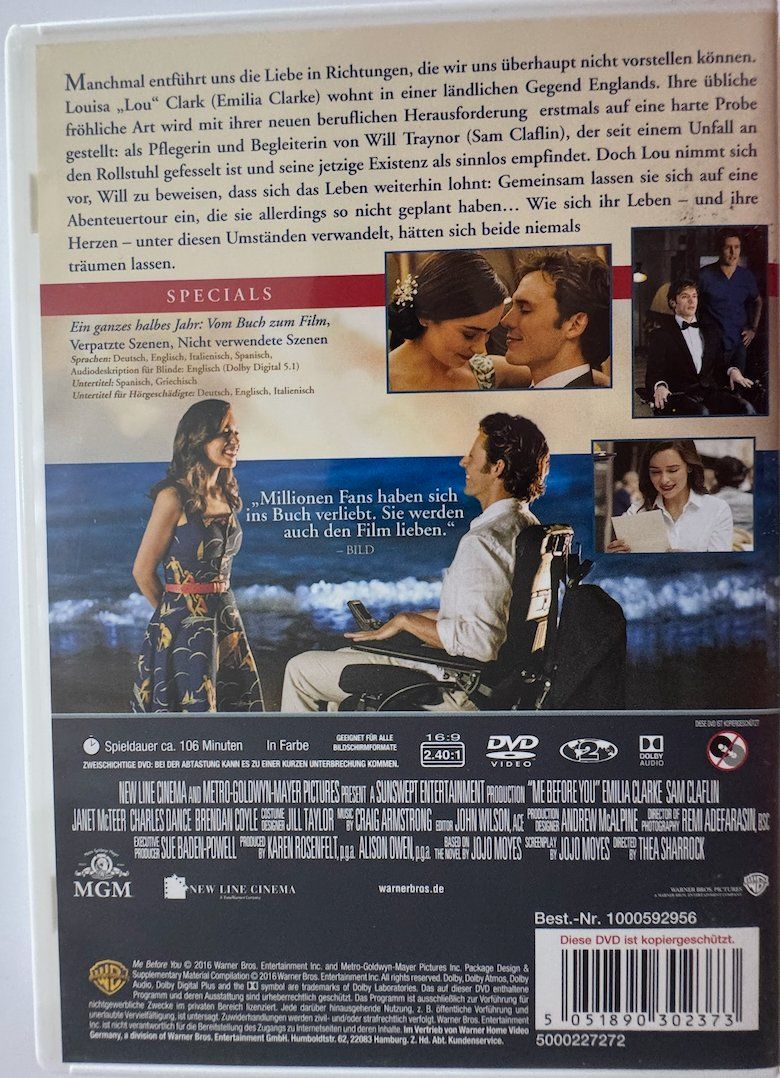 Tutti i DVDs: DVD ein ganzes halbes Jahr – Usato da Wisen venduto da gigisna 2