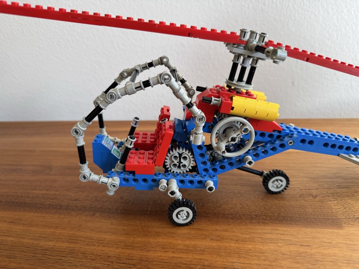 Lego Giocattoli: Lego Technik 8844 Helikopter von 1981 – Usato da Zürich venduto da PJB009