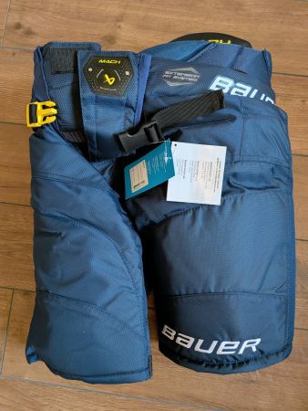 Bauer Supreme MACH Hockeyhose Junior M Navy – NEU, OVP