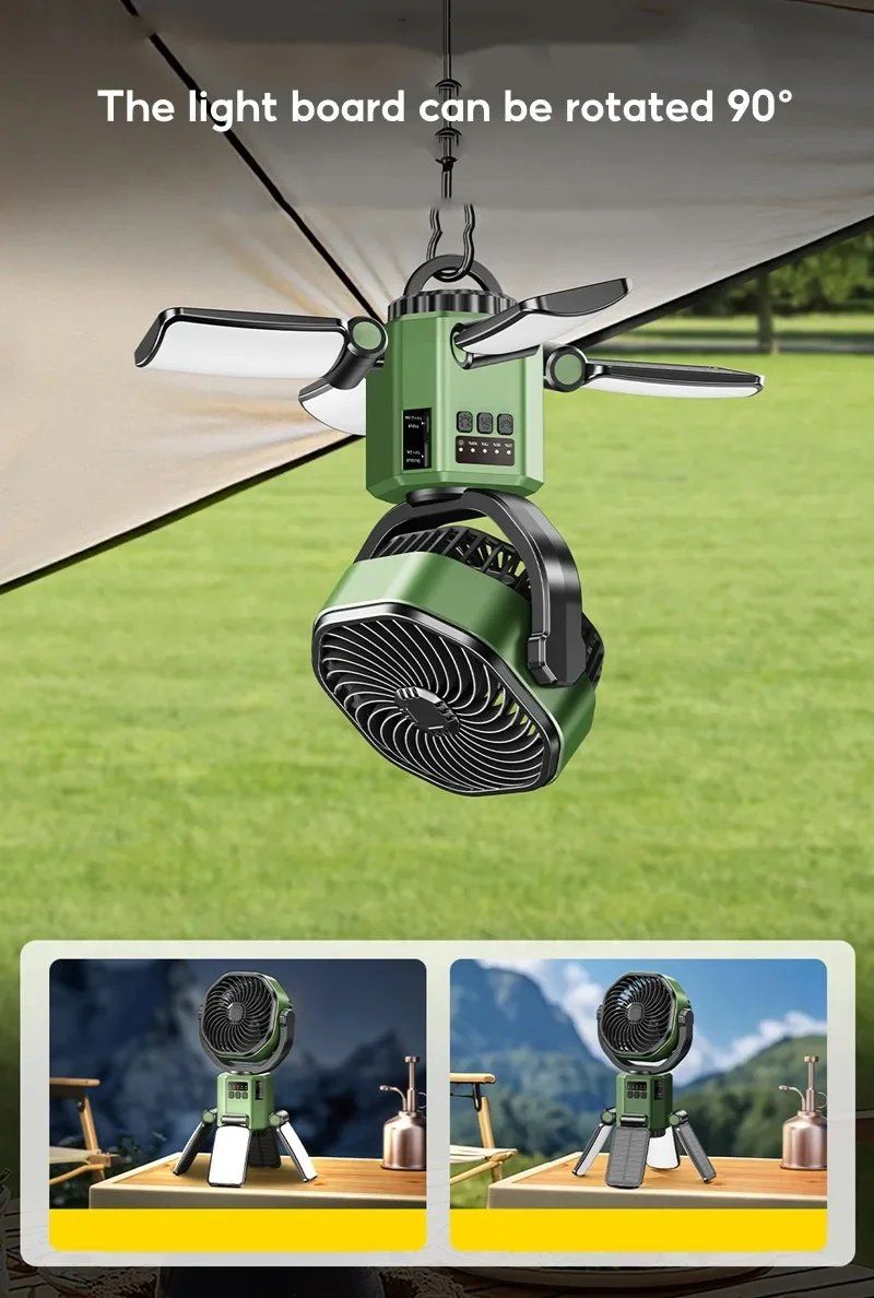Ventilatori: NEU Camping Ventilator Solar Lampe USB / Ventilateur solaire – Nuovo e nell'imballaggio originale da Isérables venduto da Alfaga 1