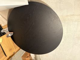 Runder Esstisch, AC Design Rocky, Schwarz, neuwertig!