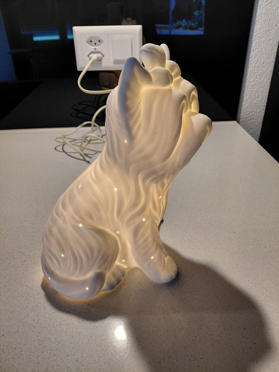 Lampade: Tischlampe in coolem Hundedesign – Nuovo (secondo la descrizione) da Grenchen venduto da lia51 2