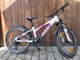 Bulls Kinder Fahrrad 20 Zoll weiss lila