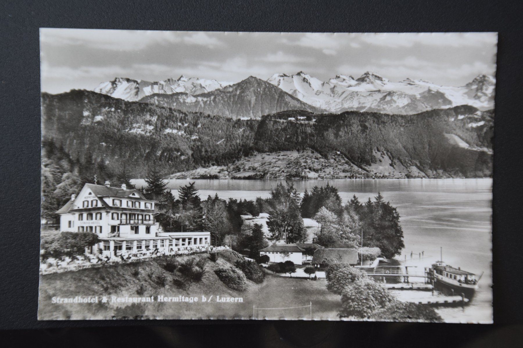 Cartoline postali: AK Luzern, Hotel Hermitage – Usato da Luzern venduto da CH2018