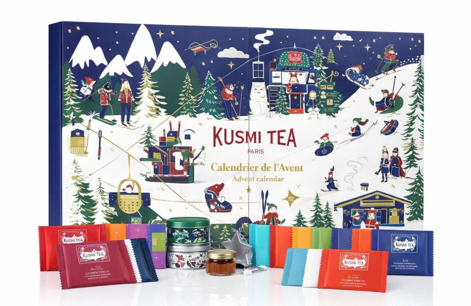 Cibi & Specialità: Kusmi Tee-Adventskalender – Nuovo e nell'imballaggio originale da Seelisberg venduto da Mike7000