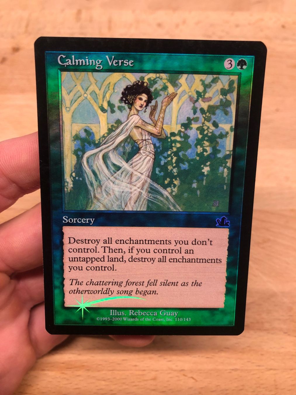 Magic The Gathering Carte collezionabili: MTG Calming Verse foil Prophecy 2000 EN Ex – Nuovo (secondo la descrizione) da Corsier GE venduto da SWmoderncards